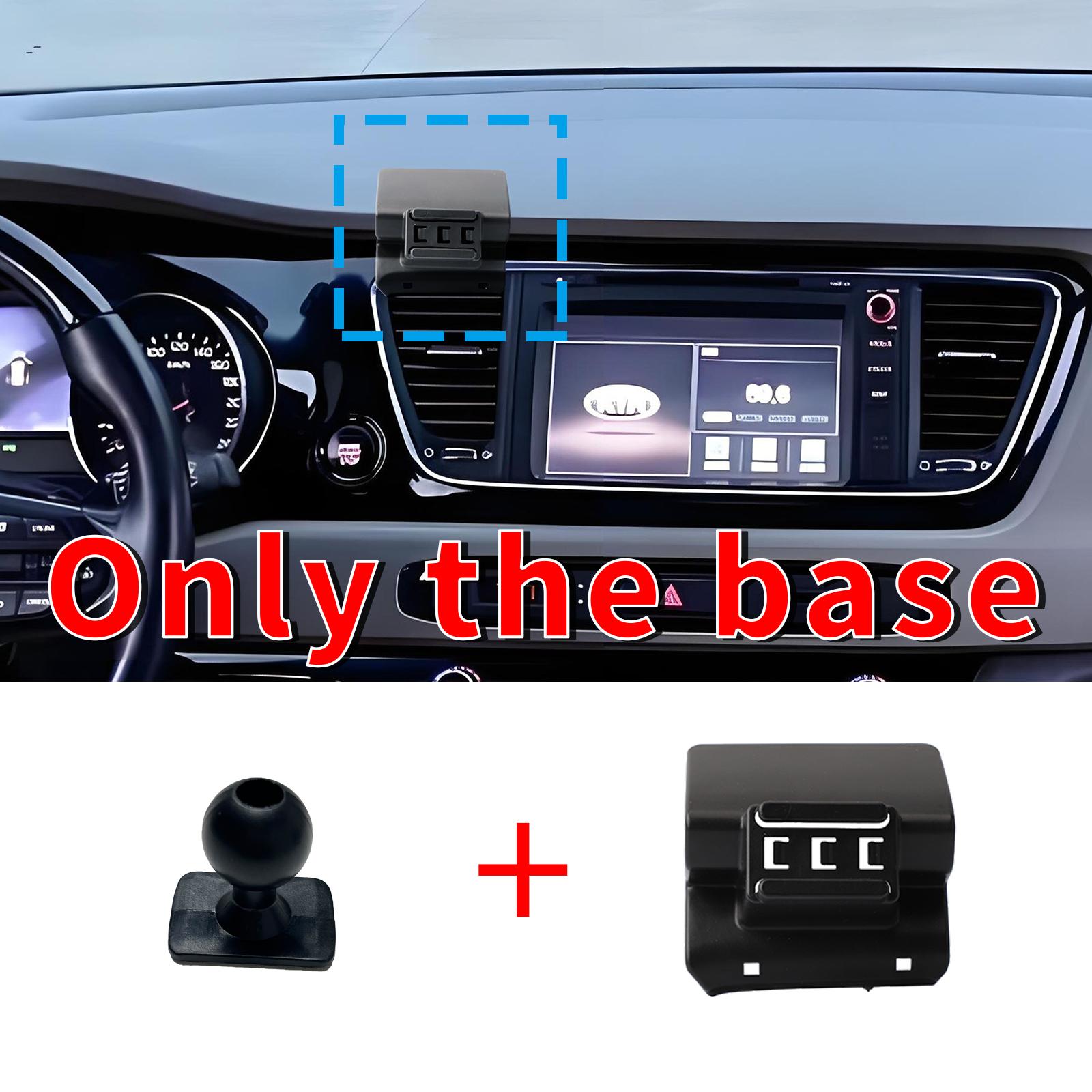 

Крепление GPS-навигатора Автомобильная подставка для Kia Grand Carnival Sedona YP 2015 2016 2017 2018 Держатель для мобильного телефона в автомобиль Only Base