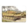 Tanc Tiger Al Doilea Război Mondial Taifunuri și Tigri Ofensiva Ardenilor Panzer Tiger Metal Cinema Decor de Perete Personalizat Mural Poster de Tinichea