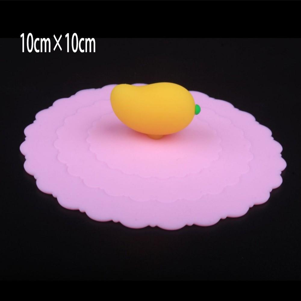Silicone Anti-Dust Suction Mug Cup Cover Lid Cap No Spill Hot Drink Coffee Cup Heat-resistant And Reusable Home Appliances Parts