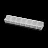 1Pcs 7 Slots Plastic Storage Box Display Container  for DIY Jewelry Beads Pills Screw Fishing Gear