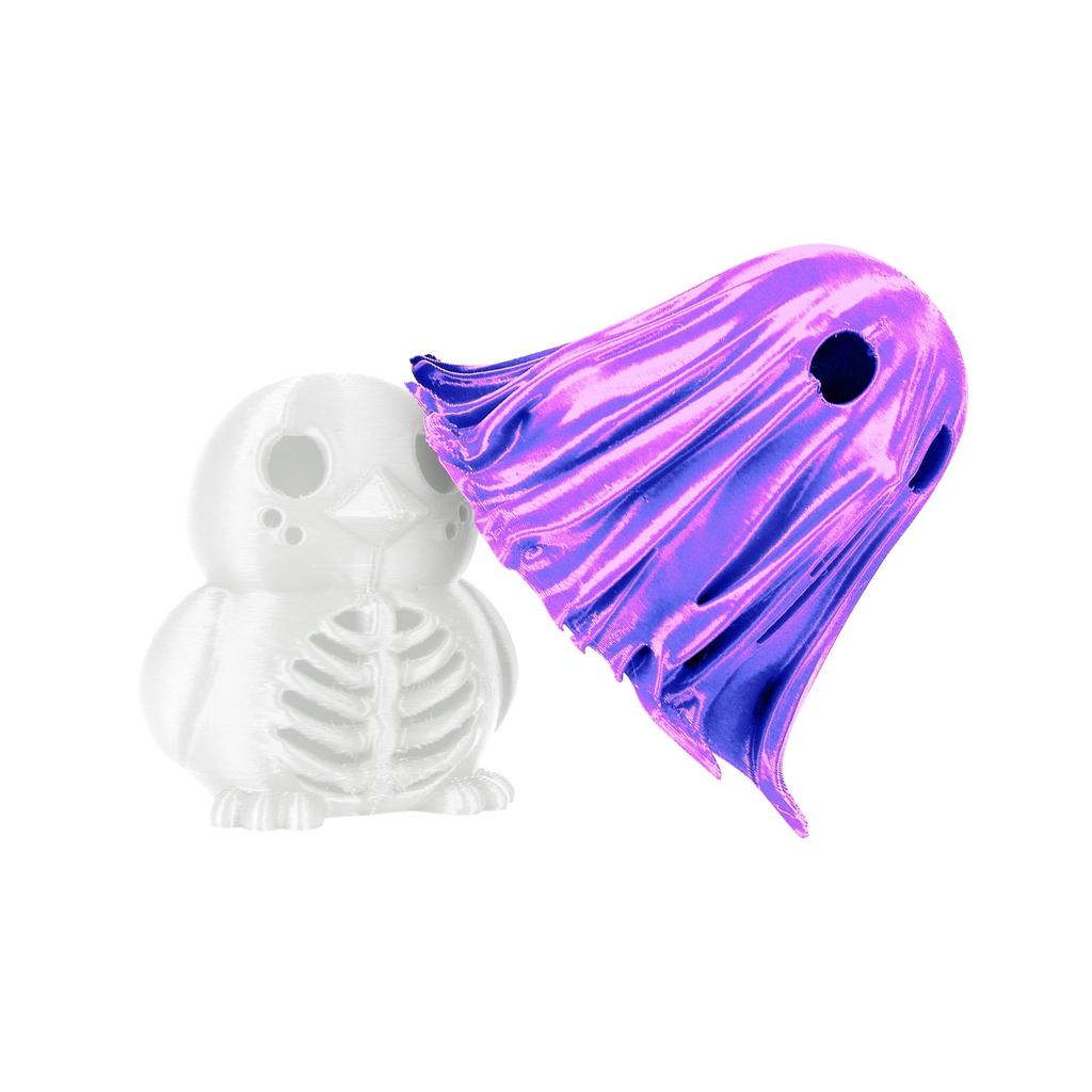 3D Printed RealisticCute Skeleton Penguin With Cloak Artistic Elegance For Meaningful Modern Home Decor