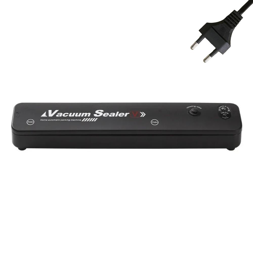 

Vacuum Sealer Machine Automatic, Food Saver for Home Use, Portable Kitchen Vacuum Packaging Sealing Machine EU Plug чорний