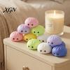 Stress Relief Toy Rice Dumpling Squeeze Soft Balls Cute Fun Fidget Blow Bubbles Shape Skin-Friendly for Adults