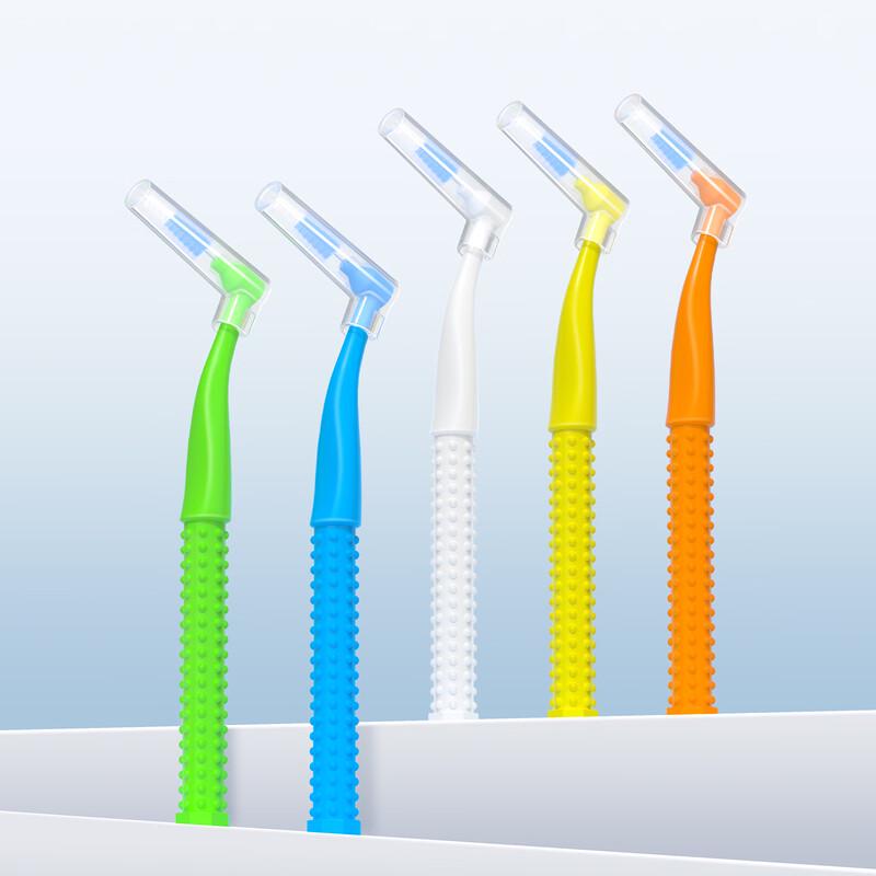 Deer Mum Classic L-Shaped Interdental Brush - 40 Count