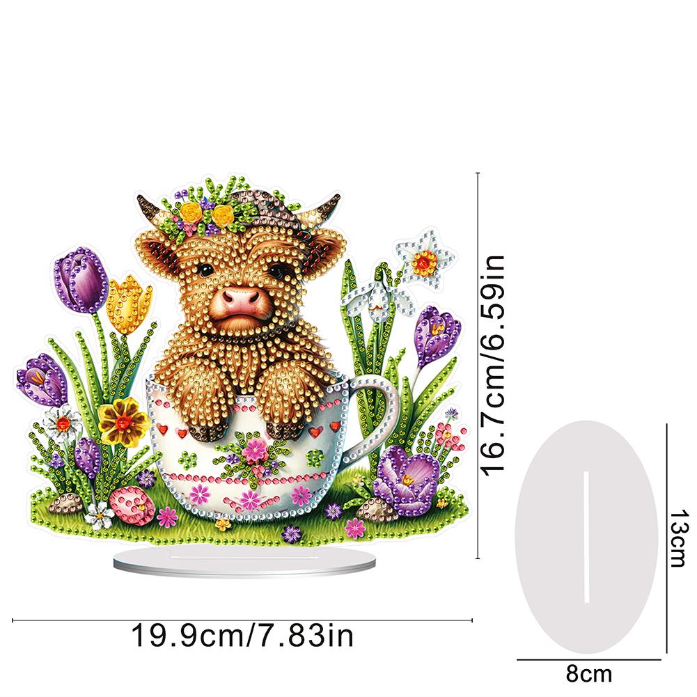 

Пасхальные 5D DIY наборы для алмазной живописи Акриловая специальная форма Пасхальное колесо обозрения Алмазное украшение Алмазная живопись Настольный декор