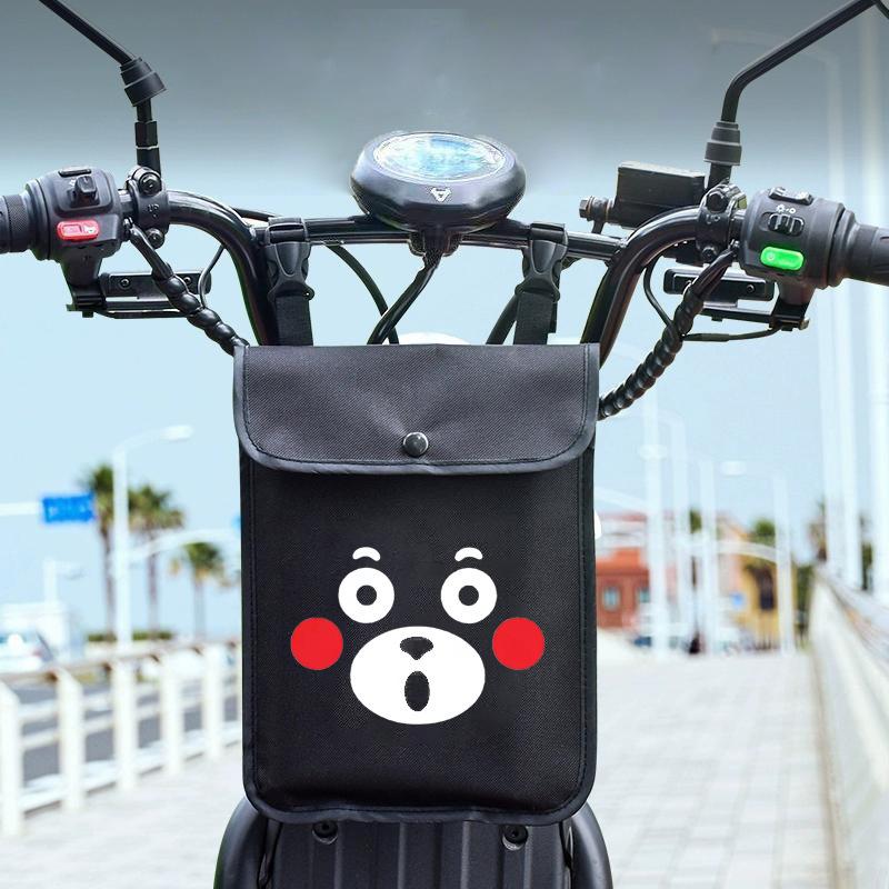 Wasserdichte Front-Aufbewahrungstasche für Fahrrad 21x29cm mit Abdeckung Langlebige Lenker-Montage-Tasche für Kleinteile