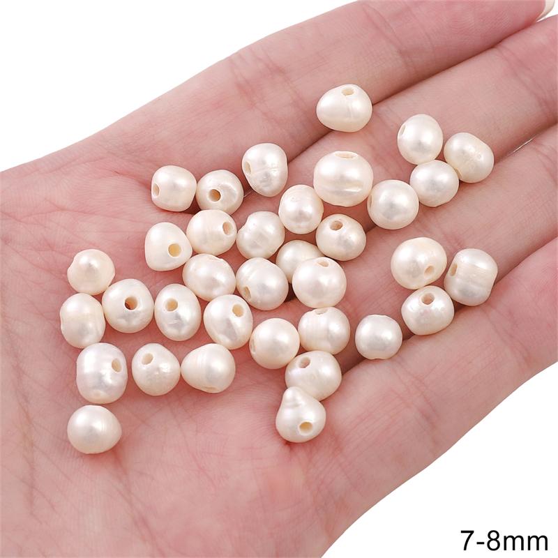 1-5Pcs Natural Freshwater Pearls Beads For DIY Necklace Bracelet Earrings Jewelry Making