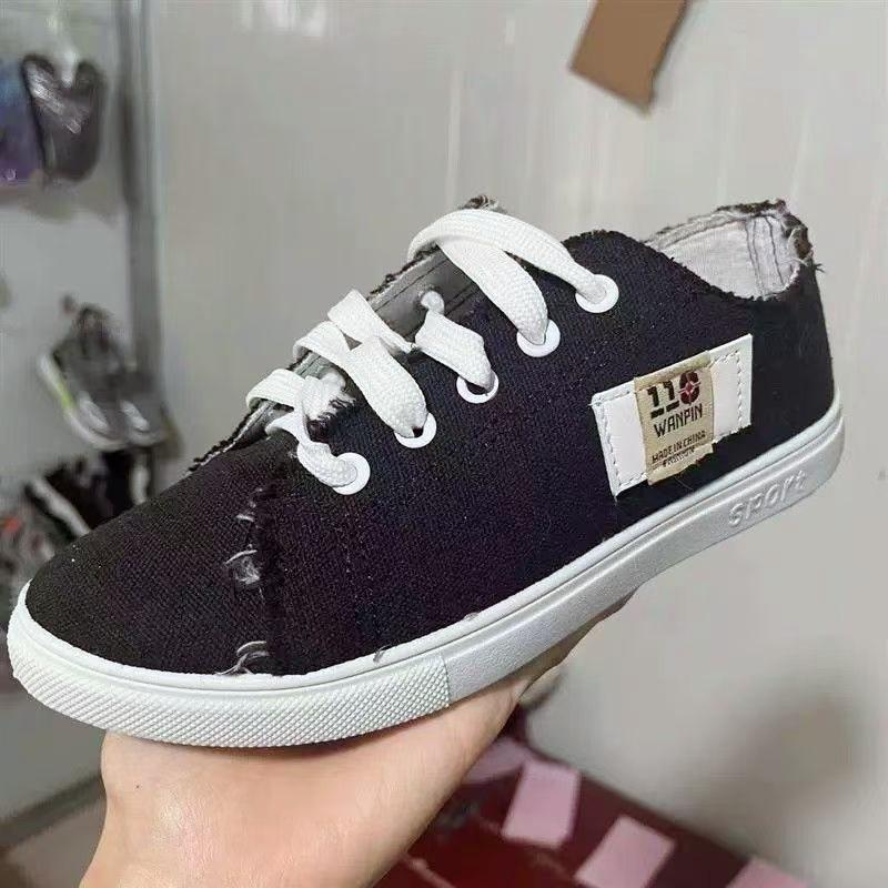 Stoffschuhe Frühling und Sommer neue Canvas-Schuhe Studentenschuhe weiche Sohle atmungsaktiv dünn lässige Sportschuhe