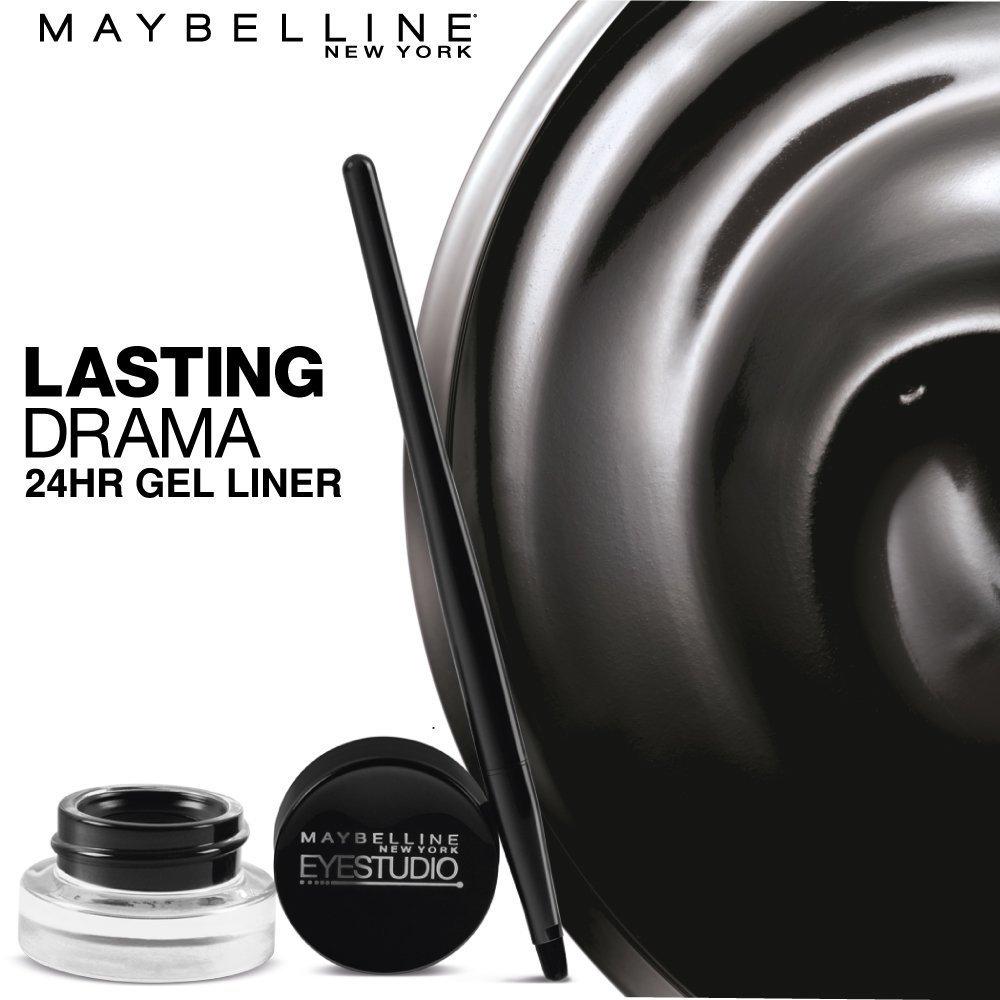 Maybelline New York Drama Gel Eyeliner Lasting Eye Studio, Waterproof, Brown 952, 0.106 oz. 1 Count