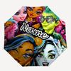Personalized Name Monster High Draculaura Print Umbrella - Automatic Open/Close, Eight-Rib Durable Frame, Automatic Folding Umbrella
