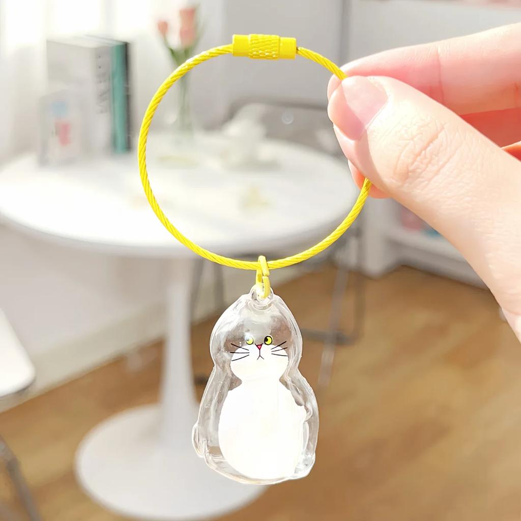 New Style Cat Hair Storage Bag Pendant Cute Pet Fur Souvenir Box Fashionable Versatile Keychain Accessories Gifts For Cat Lovers