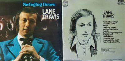 LP Record LANE TRAVIS - Swinging Doors WRS080 Westwood Record 1975 UK Folk Used