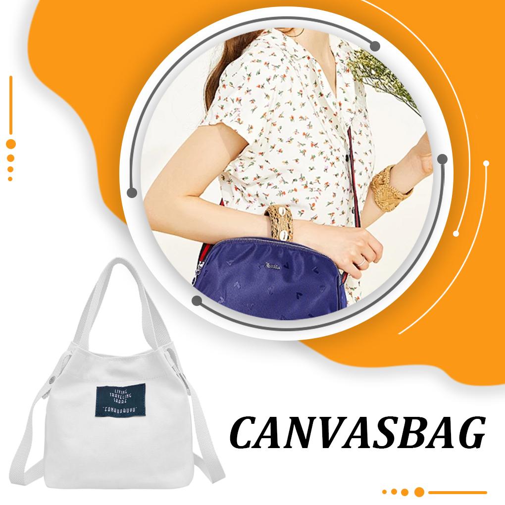 Lady Canvas Handbag Single Shoulder Bag Crossbody Messenger Bag Women Bag Candy Color