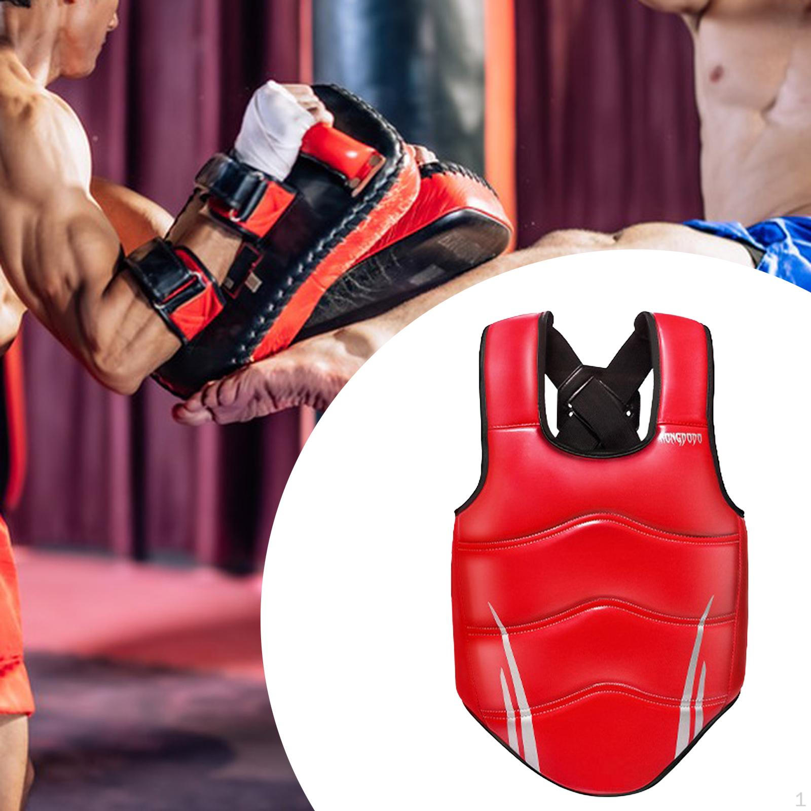 

Боксерский протектор для тела каратэ грудь удобный эластичный жилет для защиты ребер для домашнего спортзала муай тай M