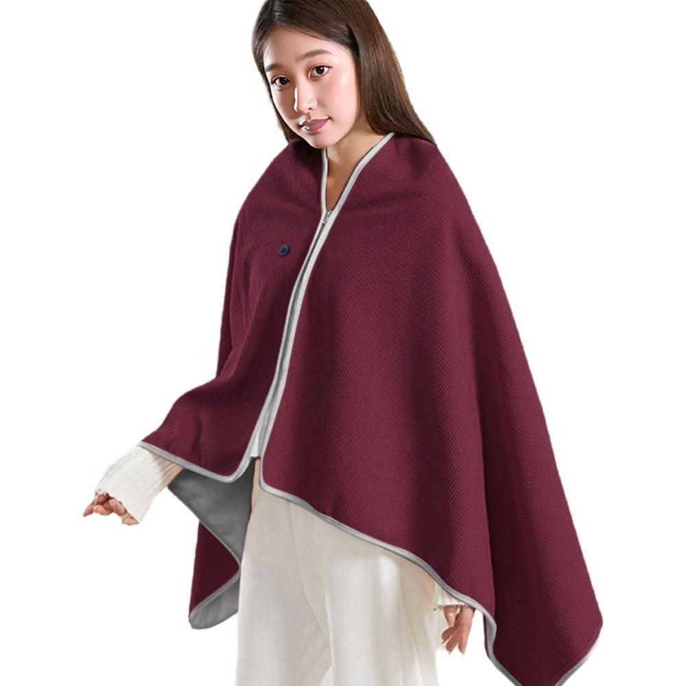 Washable USB Heated Shawl Fast Heating Heating Large Shawl Electric Heated Blanket Camping