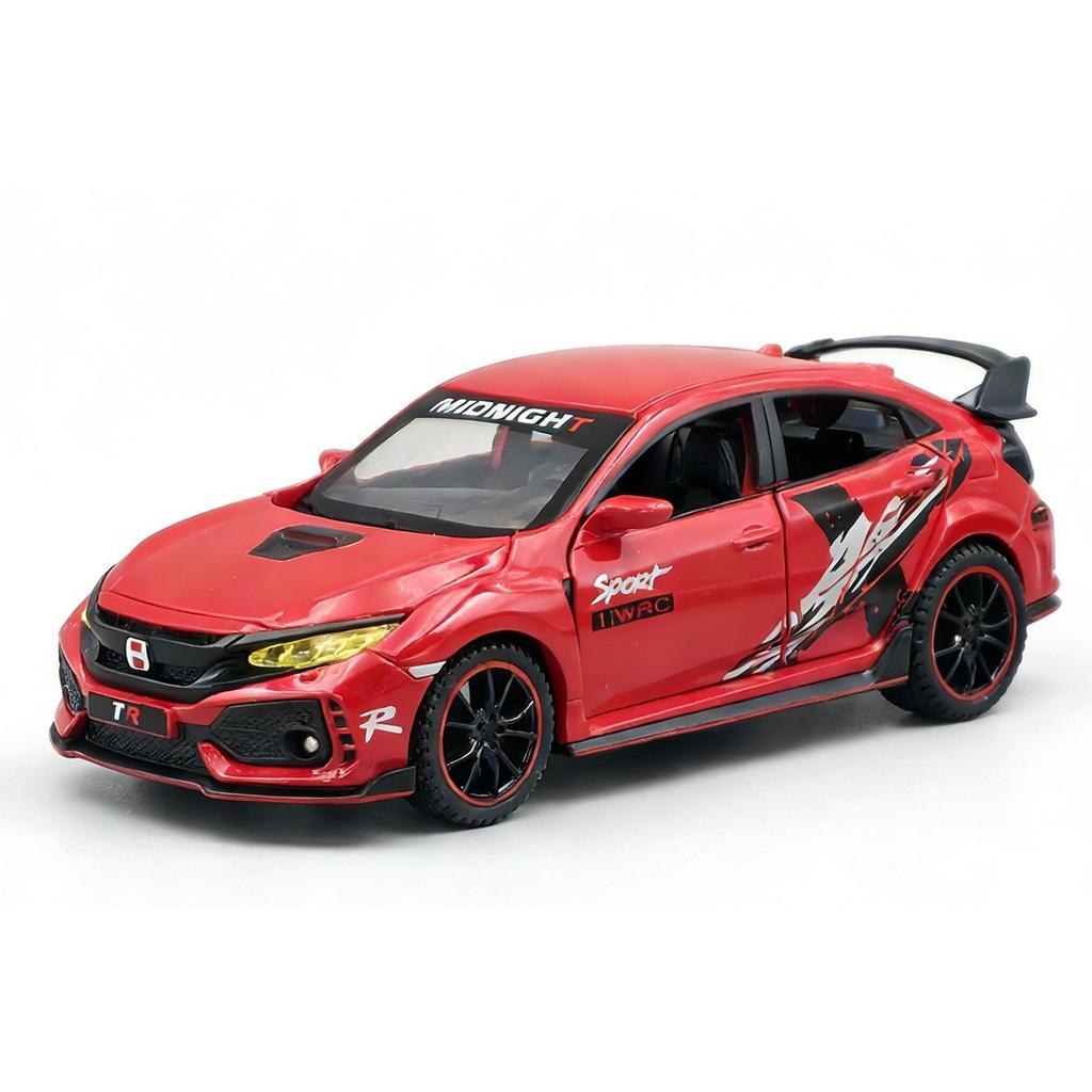 1/32 Honda Type-R Alloy Model, Exquisite Desktop Ornament, The Best Collectible for Car Model Enthusiasts, Halloween/Christmas Gift
