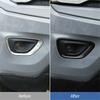For 2014-17 Jeep Grand Cherokee Front Fog Light Covers Fog Lamp Frame Trim Black