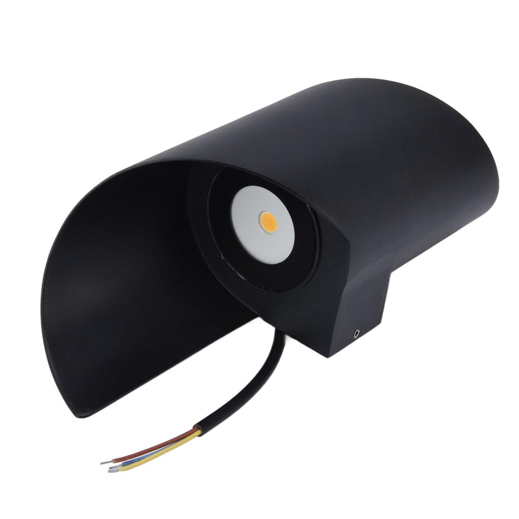 LED Wall Light Modern Waterproof Decorative Warm Light Innovative Spiral Wall Lamp for Outdoor