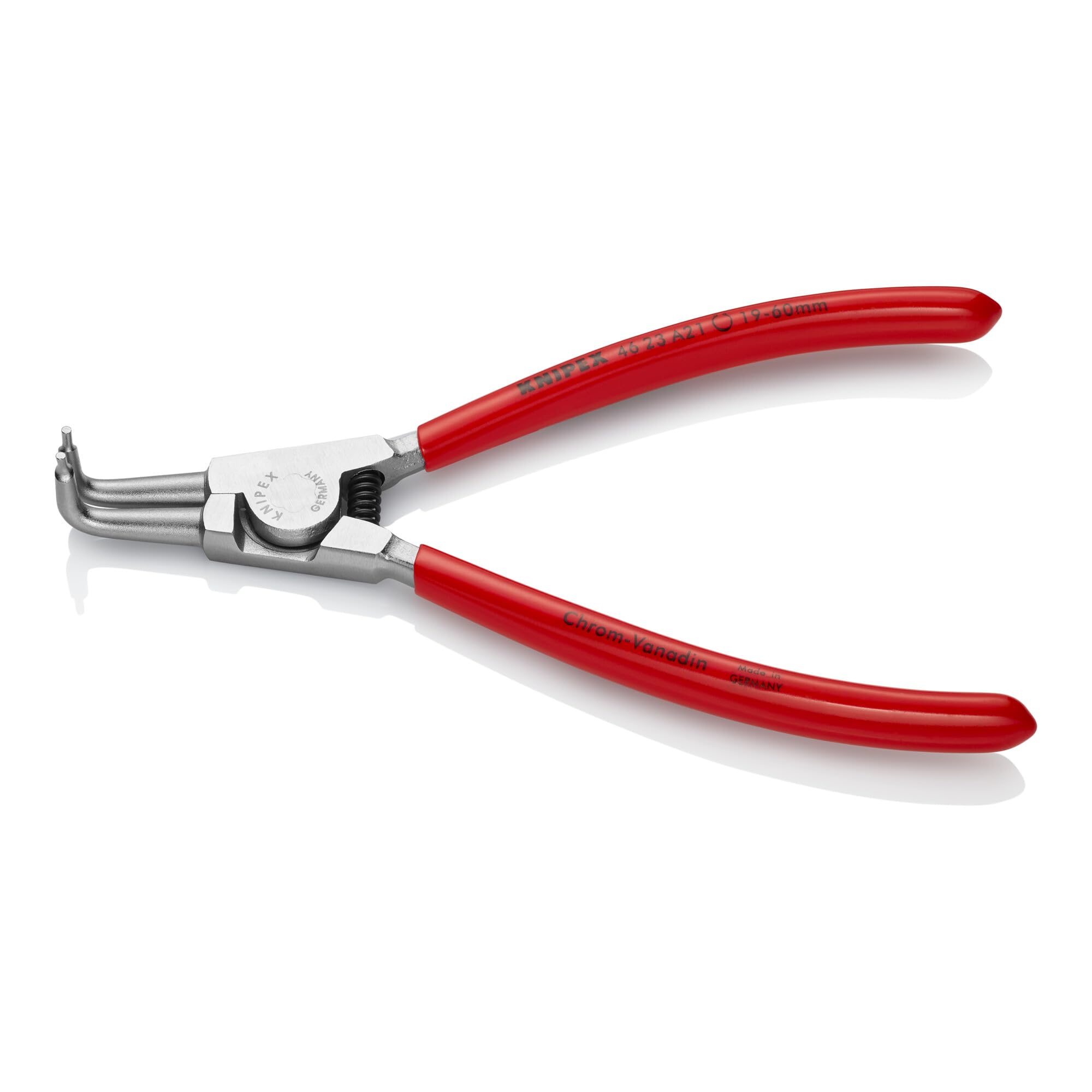 

KNIPEX Плоскогубцы для стопорных колец вала изогнутые 4623-A21,