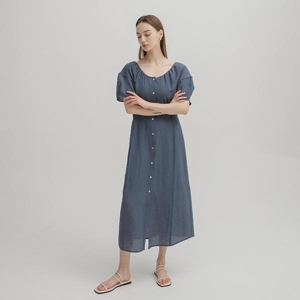 Atelier Nine Linen Structure Dress (Op-5907)