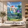 Tapestry Custom Name Text, Wall Hanging Tapestry Home Room DecorGenshin Impact