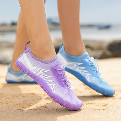 Chaussures d'extérieur à cinq doigts pour ruisseau, chaussures de plage à séchage rapide, chaussures de pataugeoire pieds nus, chaussures de natation pour hommes et femmes, chaussures de pêche antidérapantes pour la marche