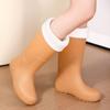 Medium Tube Fashion Trend Rain Shoes Women's Waterproof and Nonslip Rain Boots Adult Special Water Shoes Wearresistant Rainy Days Outside