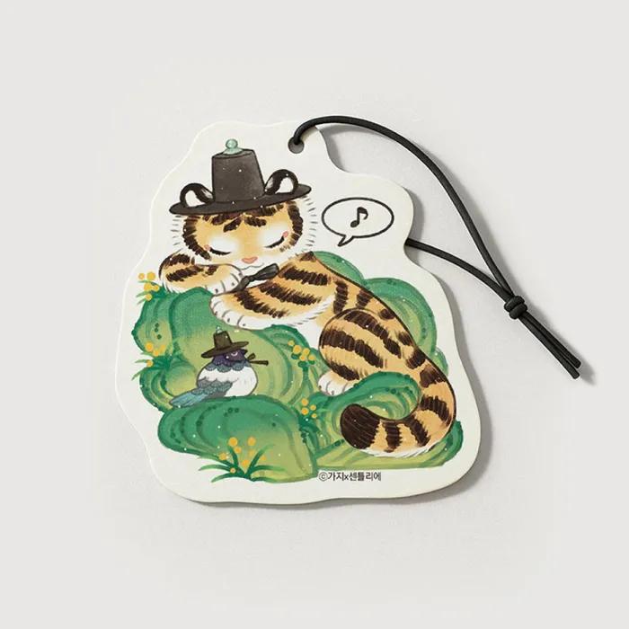 SCENTLIER × GAJEE „Hoaeng-i“ Duftanhänger 3er-Set – Glücksbringende koreanische Tiger-Duftanhänger