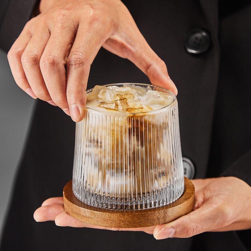 New Stress-Relief Glass Cup, Coffee Cup, Premium Whisky, Juice & Milk Drinking Glass