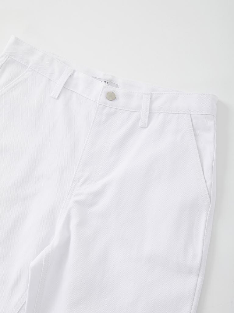 IKALOOK Spring/Autumn Basic Wide Cotton Pants Dpt109