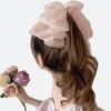 Grampo de Cabelo com Laço de Gaze Feminino 2025, Prendedor de Cabelo para Penteados/Rabo de Cavalo, Presilha de Garra para Uso Diário e Passeios