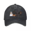 Halloween Dog Costumes Ghost Witch Bat Pumpkin Outfits  New Vintage Washed Baseball Cap