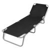 Day and Night - Day and Night Folding Steel Sun Lounger with Black Powder Coating