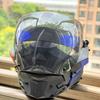 Maschera Punk Bluetooth APP LED Personalizzata Con Contenuto Personalizzato È Controllata da LED dall'App, Techwear Futuristico, Maschera Cosplay di Halloween