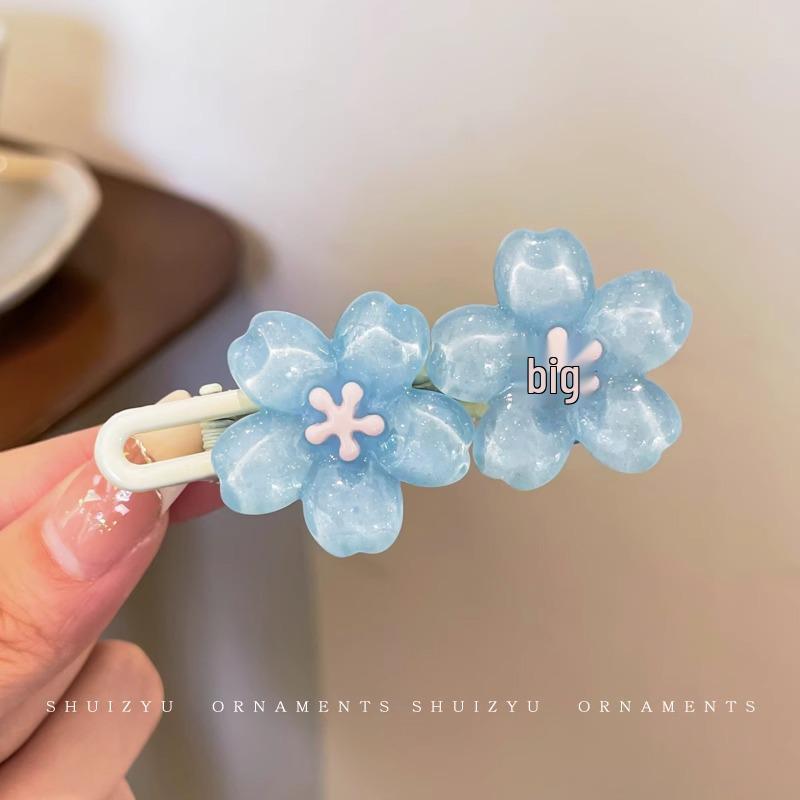 

Розовая заколка для волос «Дофамин»: Бесшовная круглая заколка Y2K - Милая маленькая боковая заколка для челки для женщин