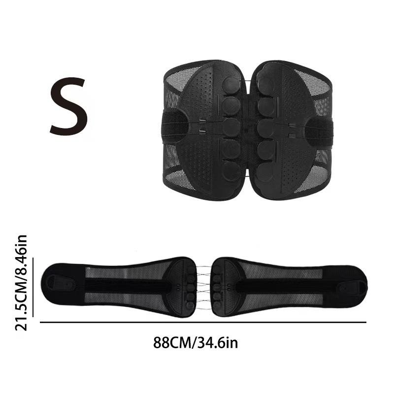 

Disc Support Design Breathable Mesh Material To Protect Daily Waist Protector Adult New Double Pull Brace Back Lumbar Corset S