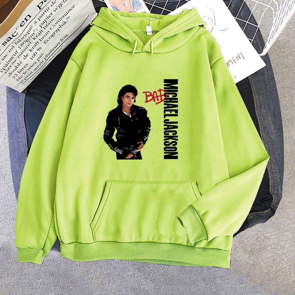 Michael Jackson Grafik-Hoodies Langärmlige Mode-Sweatshirts für Jungen/Mädchen Unisex Grafikdruck Moletom Neue Pullover