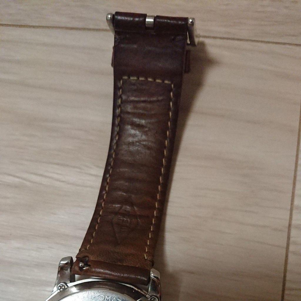 Used FOSSIL Fossil Townsman Automatic Brown Leather Watch Wristwatch TOWNSMAN ME3110