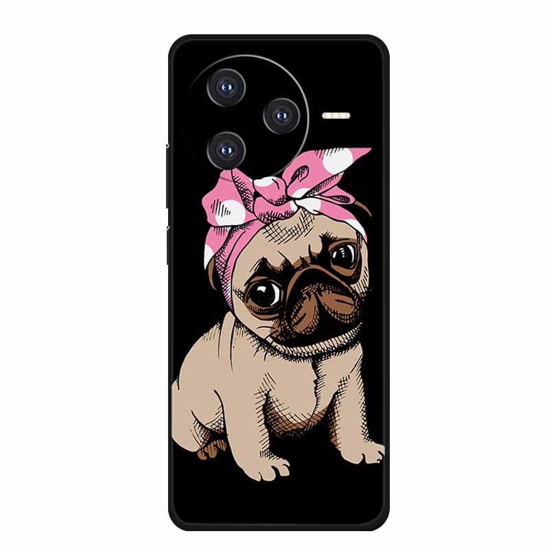 Back Cover For Xiaomi Poco F7 Pro Case F7Pro Funda Black Silicone Soft TPU Coque For Poco F7 Ultra Redmi K80 Pro Case Cartoon