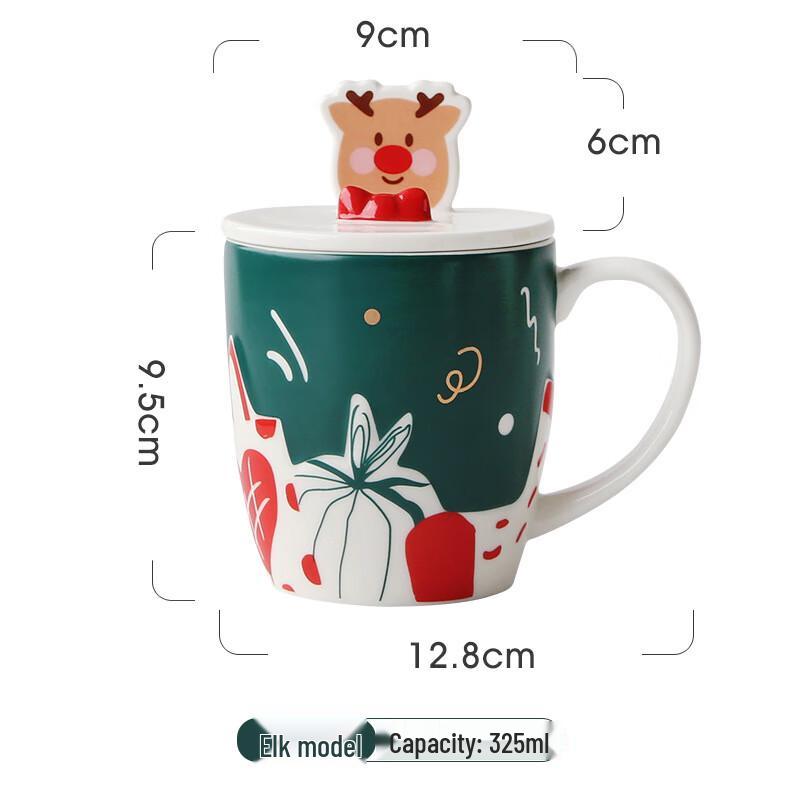 Christmas Reindeer Ceramic Mug