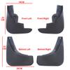 Mudguards For Mazda 3 BK Sedan 2004 2005 2006 2007 2008 2.0L 2.3L Mudflap Fender