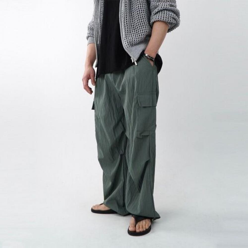 Onl Cargo Parachute Pants Nylon Balloon Pants