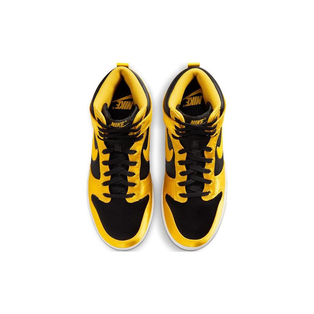 Nike  Dunk High Satin Goldenrod Women Sneakers Yellow Black Varsity-Maize FN4216-001