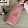Genuine Leather Long Wallet For Women Luxury Designer Card Holders Money Clips Coin Purses Female Bags KTB