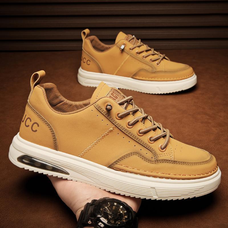 

2025 new men s sports autumn low-top retro men s casual shoes trendy fashion versatile casual men s shoes 39 верблюд