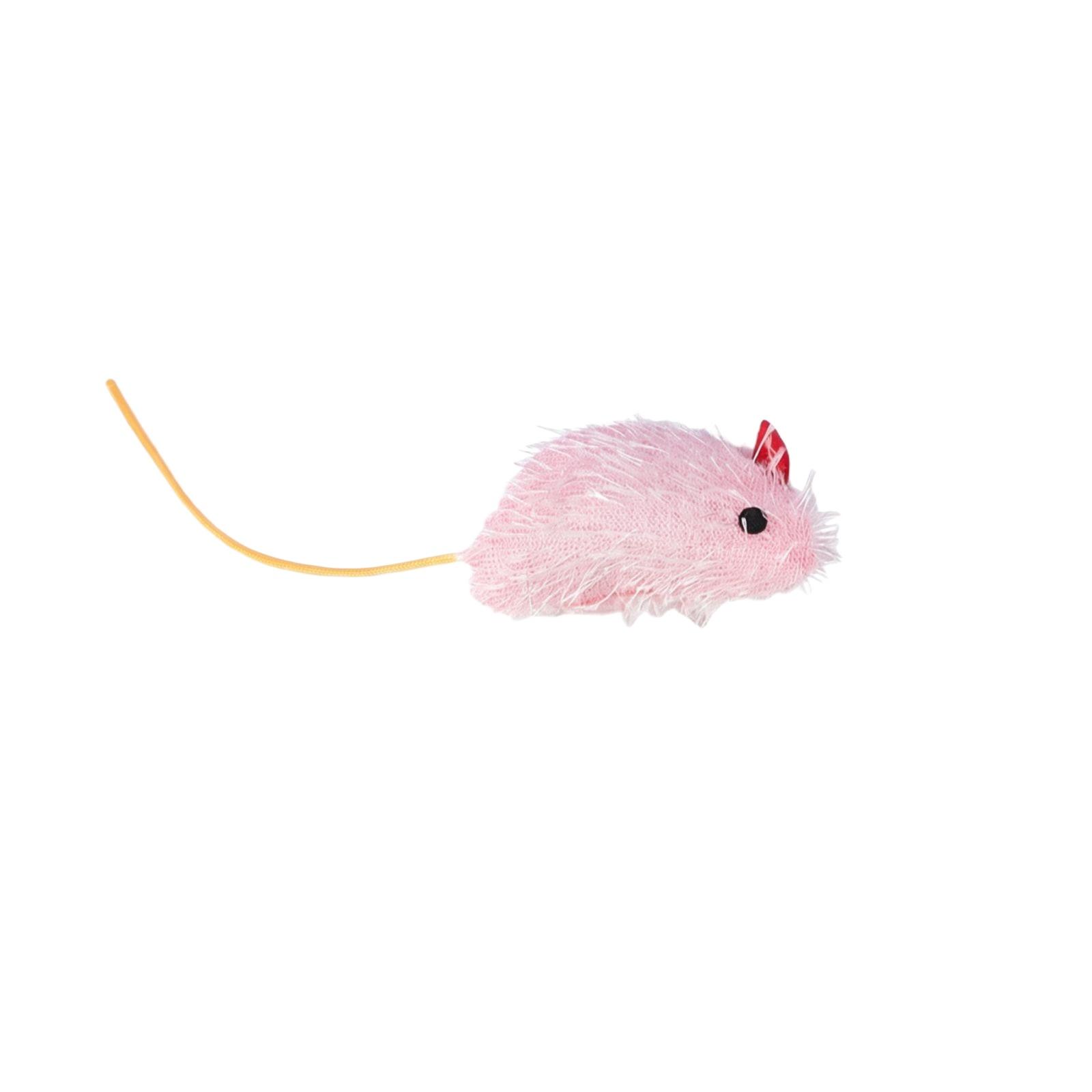 

Colorful Plush Mouse Cats Toys, Interactive Squeaky Mice Chew Toys For Indoor Cats, Soft Fuzzy Toys For Biting, Teething, Playing, Self-Entertaining One Size розовый
