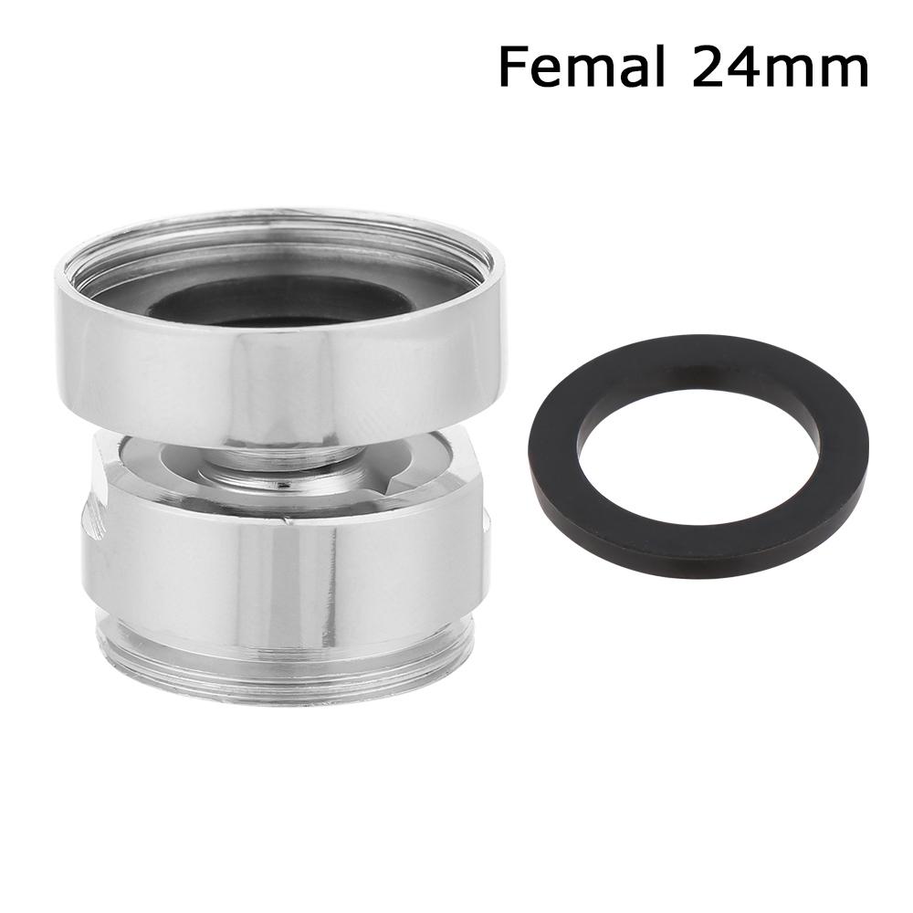 360 Degree Adjustable Brass Faucet Connector Swivel Aerator Adapter Water Purifier Accessories Connect Hose Faucet Fittings
