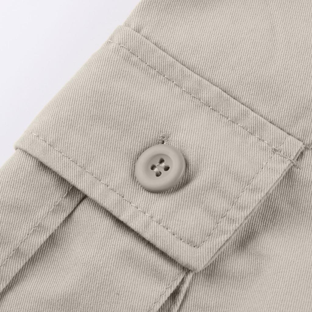 Men's Outdoor Loose Casual Pants Multi-Pocket Color Cargo Shorts
