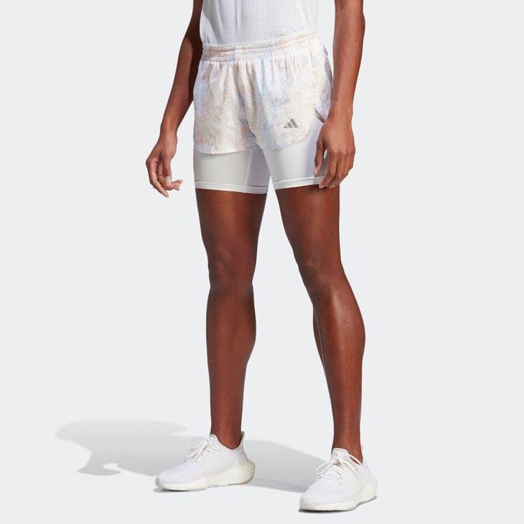 adidas Freizeit-Shorts Damen Weiß Moderat HS8614