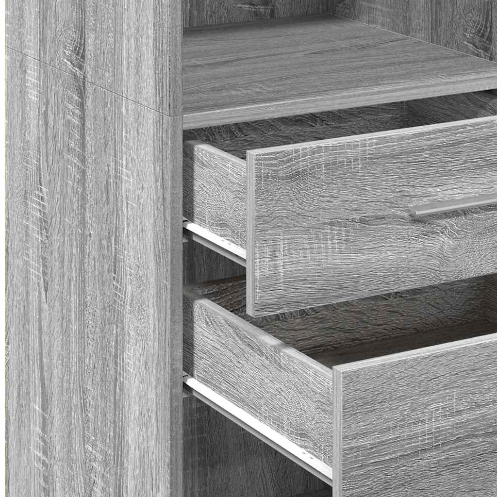 Highboard Gray Sonoma 40 x 42.5 x 124 cm Particleboard